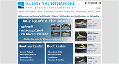 Desktop Screenshot of gebrauchtbootmarkt.de